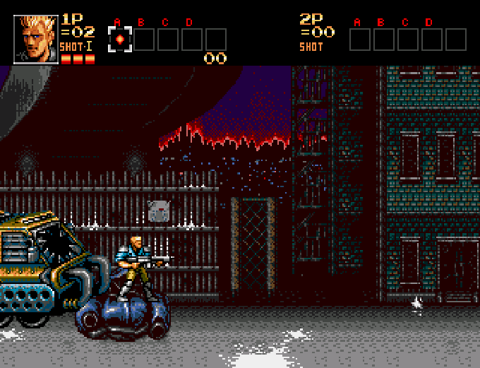 魂斗罗 - 铁血兵团 MD 网页版在线玩 - 实机运行截图