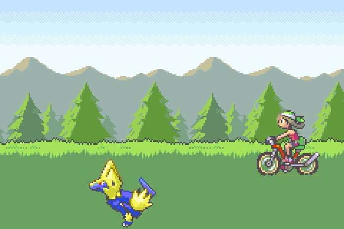 口袋妖怪 - 绿宝石 GBA 网页版在线玩 - 实机运行截图