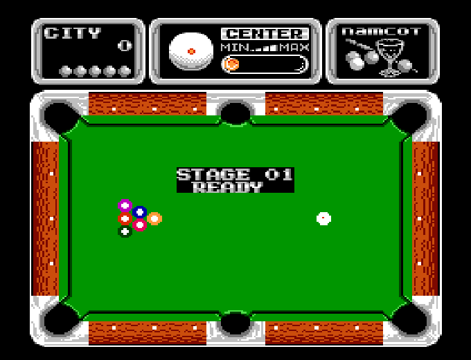 花式撞球 FC 网页版在线玩 - 实机运行截图