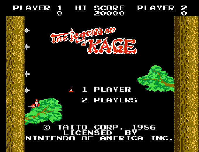 影子传说 FC 网页版在线玩 - 实机运行截图