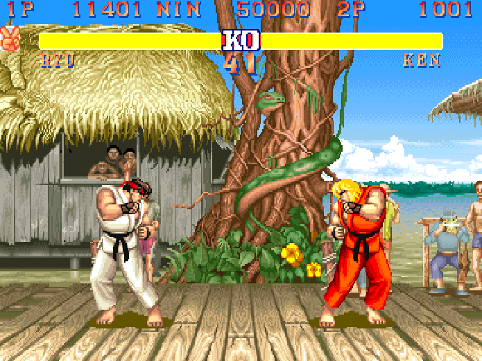 街头霸王2 街机 网页版在线玩 - 实机运行截图