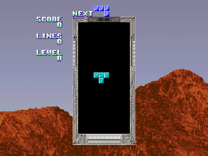 俄罗斯方块 (支持2人) 街机 网页版在线玩 - 实机运行截图
